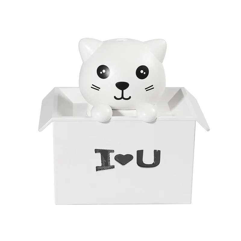 Valentine's Day Gift USB Air Humidifier Aroma Oil Diffuser Cute Pet Cat with Color Light
Valentine's Day Gift USB Air Humidifier Aroma Oil Diffuser Cute Pet Cat with Color Light