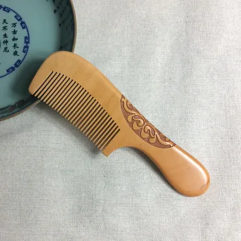 1pc Wooden Comb Double-sided Carved Massage Wooden Comb Beauty Salon Comb Large Handle Makeup Comb 
1pc Wooden Comb Double-sided Carved Massage Wooden Comb Beauty Salon Comb Large Handle Makeup Comb