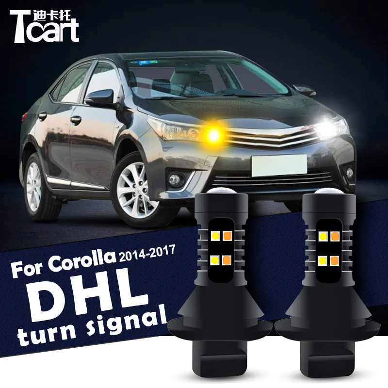 For toyota corolla e170 2014 2015 2016 2017 2018 2019 Car Led drl Daytime Running Light Turn Signal hybrid accessories
For toyota corolla e170 2014 2015 2016 2017 2018 2019 Car Led drl Daytime Running Light Turn Signal hybrid accessories