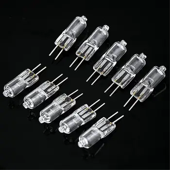 10 Pcs Halogen JC Type Light Bulb Lamp G4 Base 20W 12V Clear Halogen inserted beads crystal lamp High Quality
10 Pcs Halogen JC Type Light Bulb Lamp G4 Base 20W 12V Clear Halogen inserted beads crystal lamp High Quality