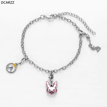 D.va Charm Bracelet Rabbit Bunny Detachable Pendents Adjustable Bracelets for Women Girls Cosplay Costume Jewelry Wholesale
D.va Charm Bracelet Rabbit Bunny Detachable Pendents Adjustable Bracelets for Women Girls Cosplay Costume Jewelry Wholesale