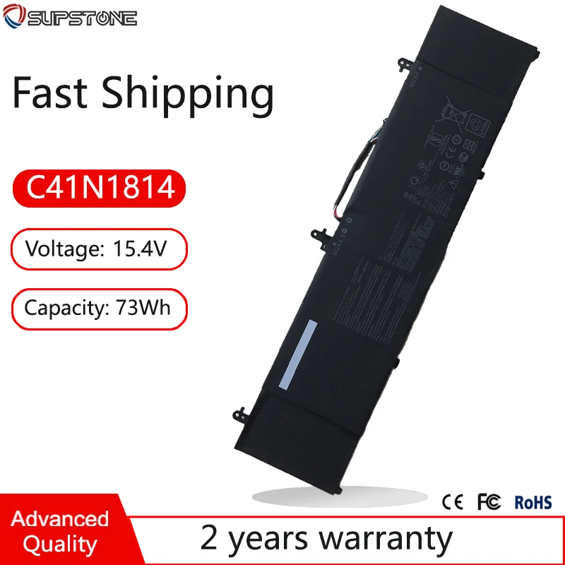 New C41N1814 0B200-03120000 Laptop Battery For Asus ZenBook15 UX533FN UX533FD RX533FD BX533FD A8021T A8161T A8153T A9082T A8068T
New C41N1814 0B200-03120000 Laptop Battery For Asus ZenBook15 UX533FN UX533FD RX533FD BX533FD A8021T A8161T A8153T A9082T A8068T