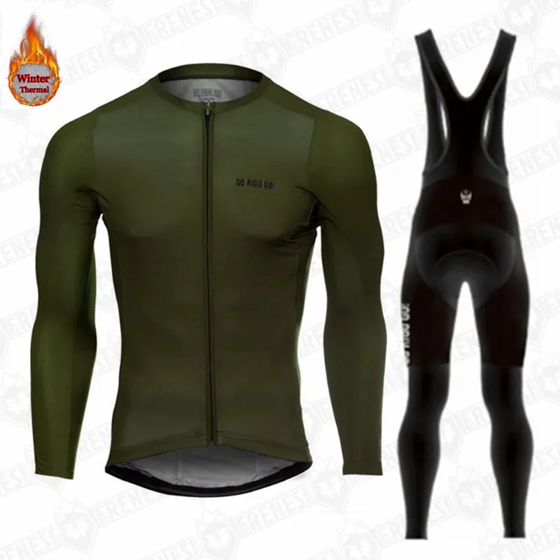 Go Rigo Goo Team Winter Cycle Thermal Fleece Long Sleeve Jacket Suits Mtb Cycling Clothing Bicycle Bib Tights Ciclismo Sets
Go Rigo Goo Team Winter Cycle Thermal Fleece Long Sleeve Jacket Suits Mtb Cycling Clothing Bicycle Bib Tights Ciclismo Sets