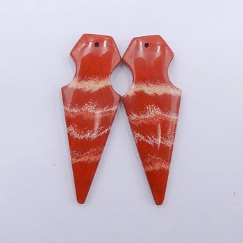 Natural Red River Jasper womem fashion Earrings,Semiprecious stone earring,43x15x4mm,7.3g 
Natural Red River Jasper womem fashion Earrings,Semiprecious stone earring,43x15x4mm,7.3g