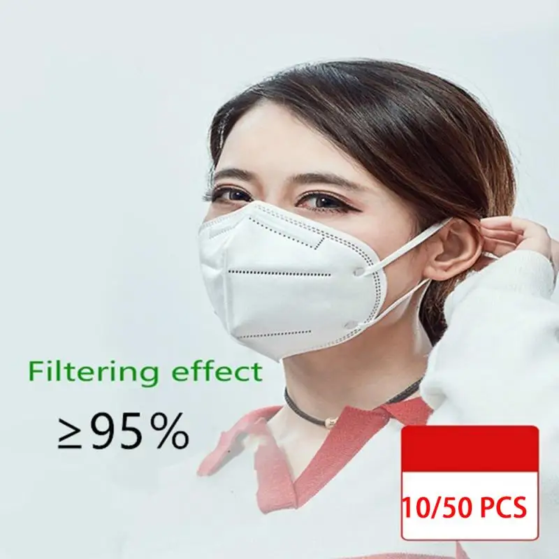 10/50 PCS KN95 Face Mask Anti Dust Bacterial N95 Mask 4-Layer PM2.5 Dustproof Protective 95% Filtration KN95 Mouth Muffle Cover
10/50 PCS KN95 Face Mask Anti Dust Bacterial N95 Mask 4-Layer PM2.5 Dustproof Protective 95% Filtration KN95 Mouth Muffle Cover