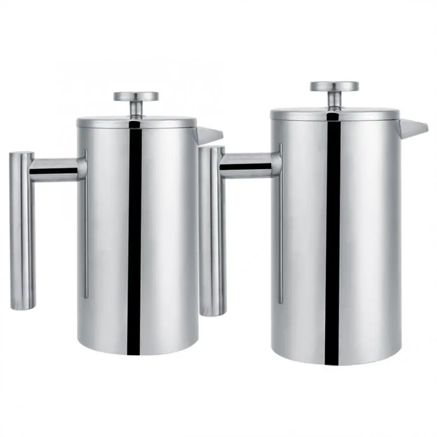 Household Double-Layer 304 Stainless Steel Hand Coffee Pressure Pot Coffee Maker Press Coffee Maker 1L
Household Double-Layer 304 Stainless Steel Hand Coffee Pressure Pot Coffee Maker Press Coffee Maker 1L