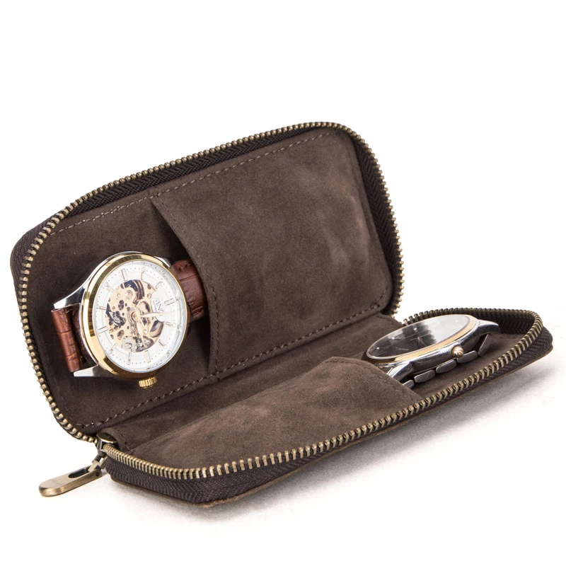 PU Leather Watch Box Watch Organizer Storage Watches Display Case Tray Zippere Travel Jewelry Watch Collector Case PU Leather Watch Box Watch Organizer Storage Watches Display Case Tray Zippere Travel Jewelry Watch Collector Case