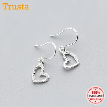 Trusta 2019 Women's 100% 925 Real Sterling Silver 20mmX7mm Hollow Heart Earrings Fashion Girl Lady Xmas Gift DS508
Trusta 2019 Women's 100% 925 Real Sterling Silver 20mmX7mm Hollow Heart Earrings Fashion Girl Lady Xmas Gift DS508