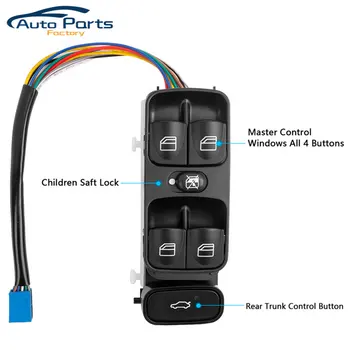 Front Left Power Control Window Switch For MERCEDES SL500 C CLASS W203 C200 C220 2098203410 2038200110 2038210679 A2038210679
Front Left Power Control Window Switch For MERCEDES SL500 C CLASS W203 C200 C220 2098203410 2038200110 2038210679 A2038210679