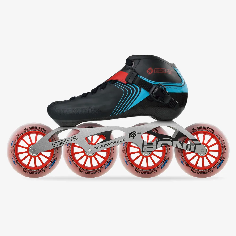 Original BONT Inline Speed Skates Heatmoldable CarbonFiber Boot 4*110mm 6061 Elemental Wheel Skating Patines
Original BONT Inline Speed Skates Heatmoldable CarbonFiber Boot 4*110mm 6061 Elemental Wheel Skating Patines