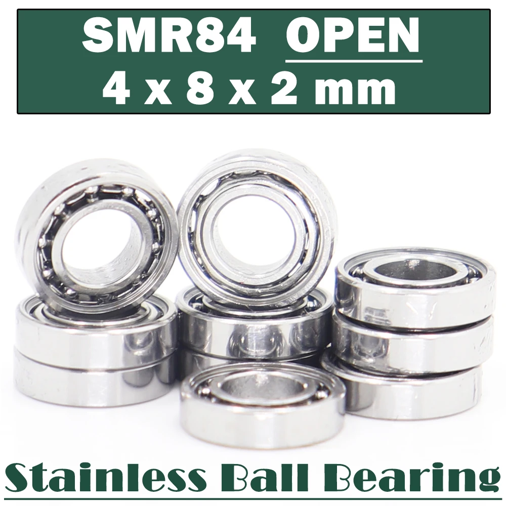SMR84 OPEN Stainless Bearing 4*8*2 mm ( 10 PCS ) Miniature Motor High Precision SMR84 OPEN Ball Bearings
SMR84 OPEN Stainless Bearing 4*8*2 mm ( 10 PCS ) Miniature Motor High Precision SMR84 OPEN Ball Bearings