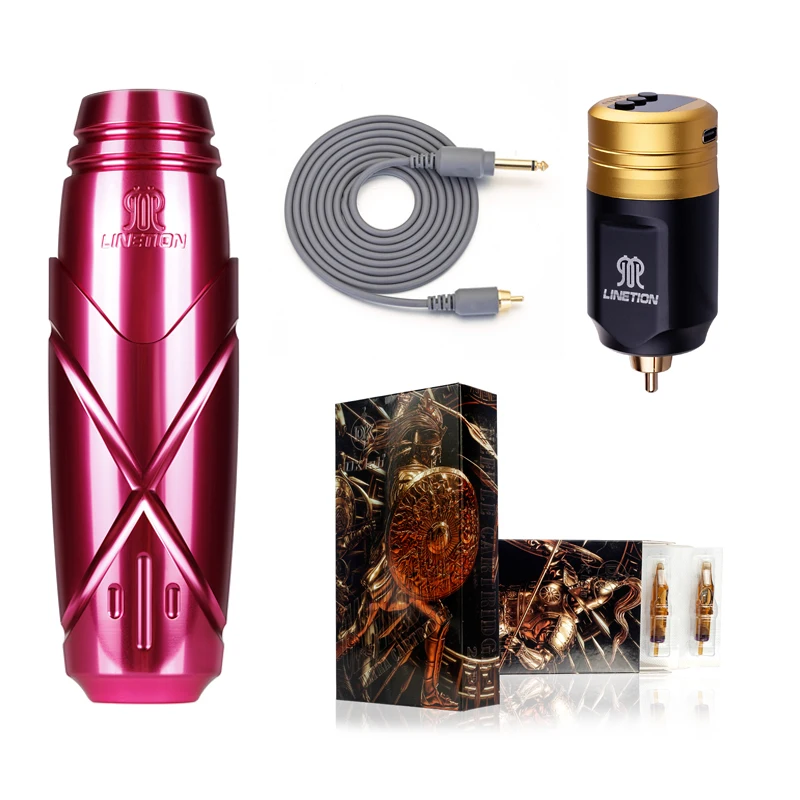 DKLAB Linetion xXx Mini Tattoo Machine Pen Set With DK-KL2 Wireless Power Supply Battery,20pcs Warrior Needle Cartridges,Complet
DKLAB Linetion xXx Mini Tattoo Machine Pen Set With DK-KL2 Wireless Power Supply Battery,20pcs Warrior Needle Cartridges,Complet