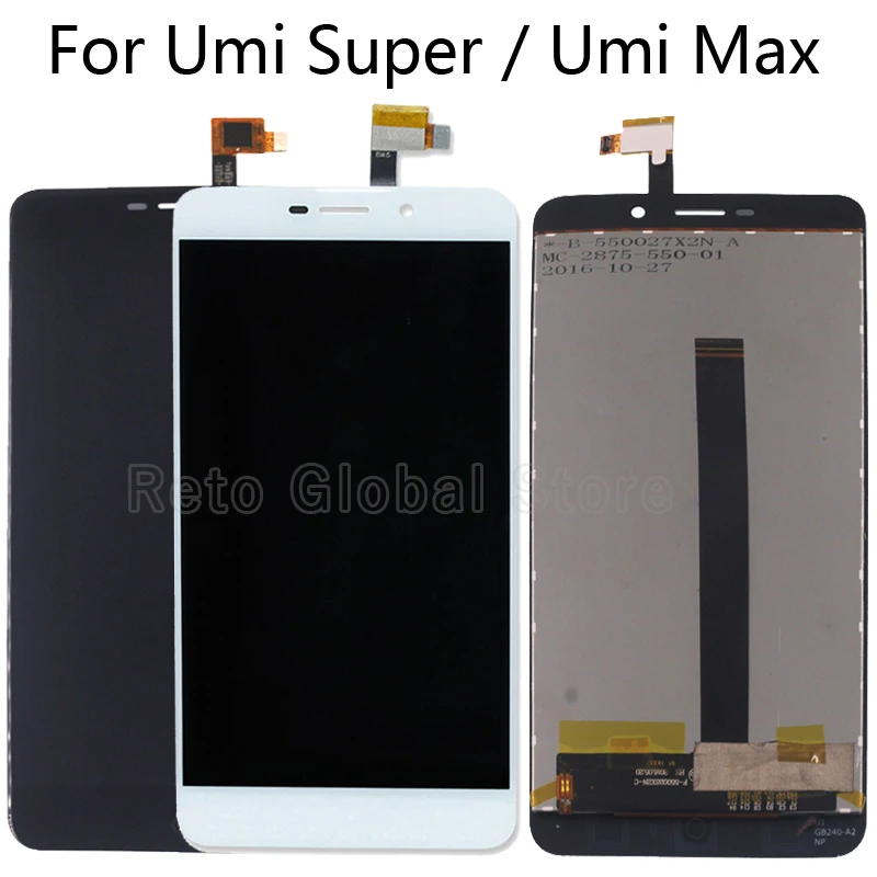 For Umi Super LCD Display + Touch Screen digitizer Assembly Replacement 1920X1080P 5.5inch For Umi Max LCD screen Repair Parts
For Umi Super LCD Display + Touch Screen digitizer Assembly Replacement 1920X1080P 5.5inch For Umi Max LCD screen Repair Parts