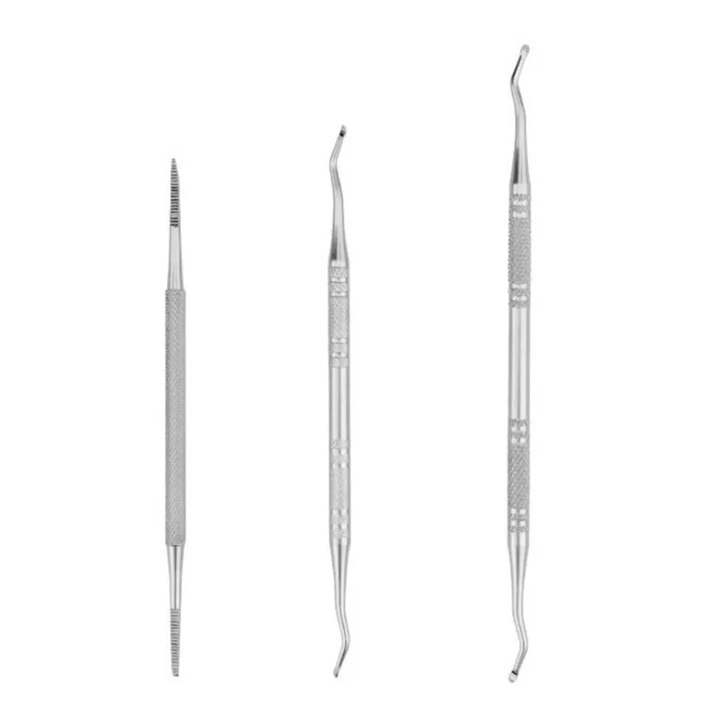 3pcs Hook Ingrown Double Ended Ingrown Toe Correction Lifter File Toe Nail Care Manicure Pedicure Toenails Clean Foot Care Tool
3pcs Hook Ingrown Double Ended Ingrown Toe Correction Lifter File Toe Nail Care Manicure Pedicure Toenails Clean Foot Care Tool