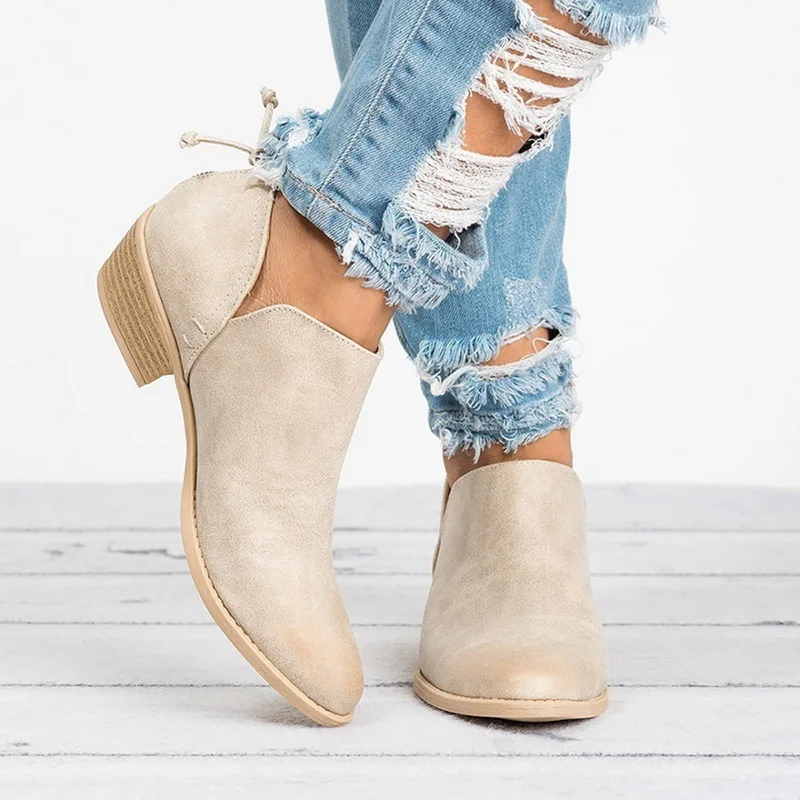 2019 Spring Ankle Women Boots Square Heel Slip On Women Female High Heels Single Shoes Pointed Toe Casual Ladies Fashion
2019 Spring Ankle Women Boots Square Heel Slip On Women Female High Heels Single Shoes Pointed Toe Casual Ladies Fashion