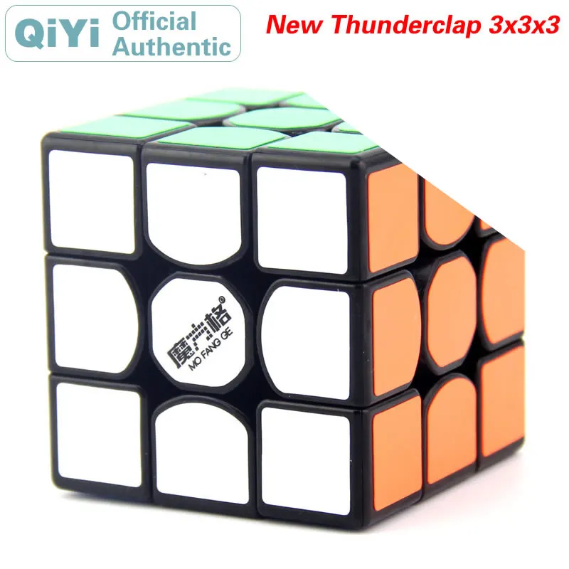 

QiYi The New Thunderclap 3x3x3 Magic Cube MoFangGe 3x3 Speed Twisty Puzzle Brain Teaser Challenging Intelligence Educational Toy