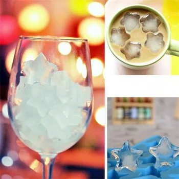 11 Grids Silicone Star Shape Form Ice Cube Mold Tray Fruit Popsicle Ice Cream Maker for Wine Kitchen Bar Drinking Accessories
11 Grids Silicone Star Shape Form Ice Cube Mold Tray Fruit Popsicle Ice Cream Maker for Wine Kitchen Bar Drinking Accessories