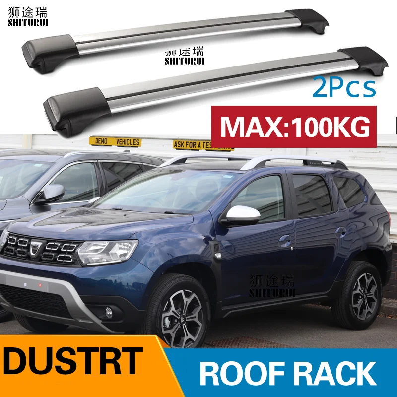 2 шт. балки для крыши dacia DUSTRT 2018 + 2019 алюминиевый сплав боковые поперечные рельсы