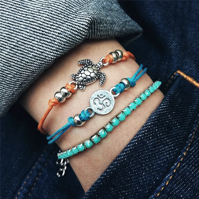 Bohemian OM Anklet for Women Fashion Silver Color Retro Turtle Yoga Charm Anklets Bracelet on The Leg Foot Jewelry Beach Ankle
Bohemian OM Anklet for Women Fashion Silver Color Retro Turtle Yoga Charm Anklets Bracelet on The Leg Foot Jewelry Beach Ankle