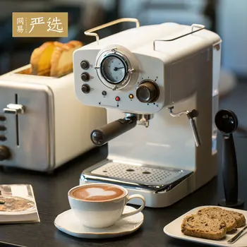 Coffee Machine Home Office Small Steam Type Milk Foam Retro Semi-automatic Espresso Machine
Coffee Machine Home Office Small Steam Type Milk Foam Retro Semi-automatic Espresso Machine