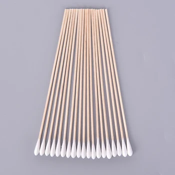 100pc Disposable Cotton Head Swab Wooden Handle Ear Buds Tips Makeup Cosmetic Tool 
100pc Disposable Cotton Head Swab Wooden Handle Ear Buds Tips Makeup Cosmetic Tool