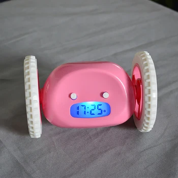 Wheels Alarm Clock with Backlit Extra Loud for Heavy Sleeper Adult or Kid Bedroom, Funny, Rolling, Run-away, Moving, Jumping
Wheels Alarm Clock with Backlit Extra Loud for Heavy Sleeper Adult or Kid Bedroom, Funny, Rolling, Run-away, Moving, Jumping