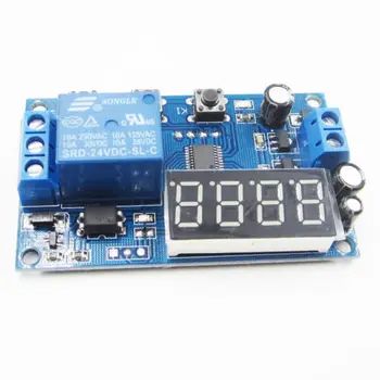 DC 24V High Performance Digital LED Delay Timer Module Switch Control Relay Module
DC 24V High Performance Digital LED Delay Timer Module Switch Control Relay Module
