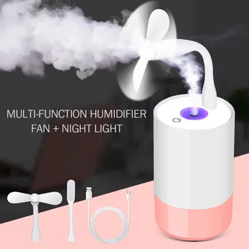 Air Humidifier 3 In1 Usb Fan Led Humidifier Air Fan Atomizer Usb Charging Eliminate Static Electricity Clean Air Humidifier#g40
Air Humidifier 3 In1 Usb Fan Led Humidifier Air Fan Atomizer Usb Charging Eliminate Static Electricity Clean Air Humidifier#g40