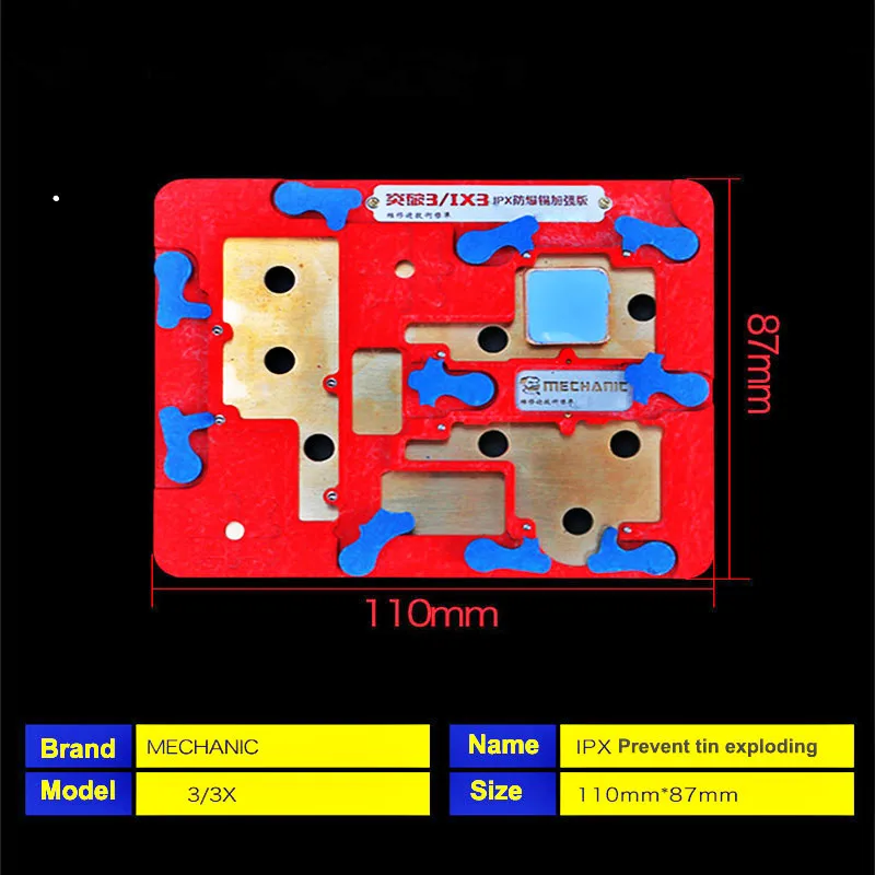 Mechanic IX3 Multi-function IPhone X Motherboard Positioning Fixture Maintenance Platform Update Version In Addition To Tin3/IX3
Mechanic IX3 Multi-function IPhone X Motherboard Positioning Fixture Maintenance Platform Update Version In Addition To Tin3/IX3