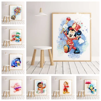 Cartoon anime character mickey piglet little princess family decoration canvas watercolor painting poster Art Decor No Frame917
Cartoon anime character mickey piglet little princess family decoration canvas watercolor painting poster Art Decor No Frame917