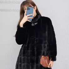 Natural Fur Coats Winter Women Mink Fur Coat Female Genuine Leather Jackets Ladies Oversize Warm Thick Detachable Long New
Natural Fur Coats Winter Women Mink Fur Coat Female Genuine Leather Jackets Ladies Oversize Warm Thick Detachable Long New