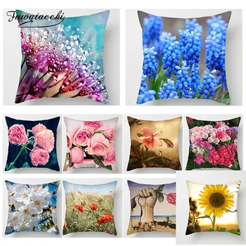 Fuwatacchi Wedding Decoration Cushion Cover Plant Floral Print Throw Pillow Cover Sofa Car Home Decorative Accessory Pillowcase
Fuwatacchi Wedding Decoration Cushion Cover Plant Floral Print Throw Pillow Cover Sofa Car Home Decorative Accessory Pillowcase
