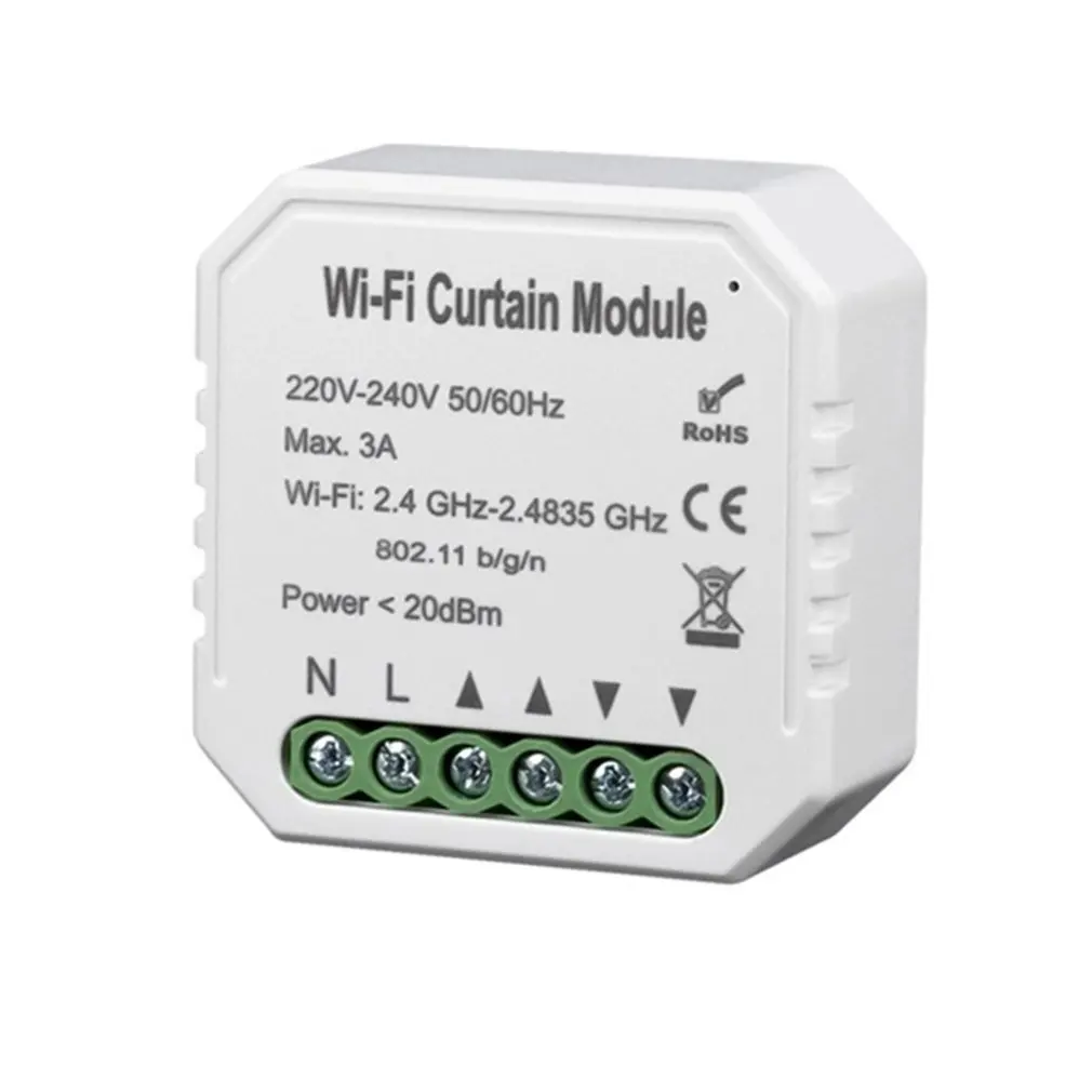 WiFi Smart Curtain Switch Module Roller Blinds Shutter Motor Smart Life APP Remote Control Work with Alexa Google Home
WiFi Smart Curtain Switch Module Roller Blinds Shutter Motor Smart Life APP Remote Control Work with Alexa Google Home