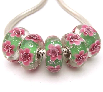 JGWG1517 5X 100% Authenticity S925 Sterling Silver Beads Murano Glass beads Fit European Charms Bracelet diy jewelry Lampwork
JGWG1517 5X 100% Authenticity S925 Sterling Silver Beads Murano Glass beads Fit European Charms Bracelet diy jewelry Lampwork