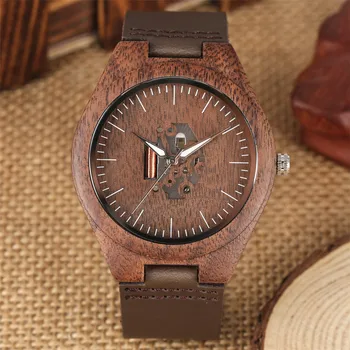 Coffee Brown Walnut Wood Watch for Men Women Genuine Leather Wristwatch Men's Watches Creative Hollow Dial Womens Watch Gifts
Coffee Brown Walnut Wood Watch for Men Women Genuine Leather Wristwatch Men's Watches Creative Hollow Dial Womens Watch Gifts