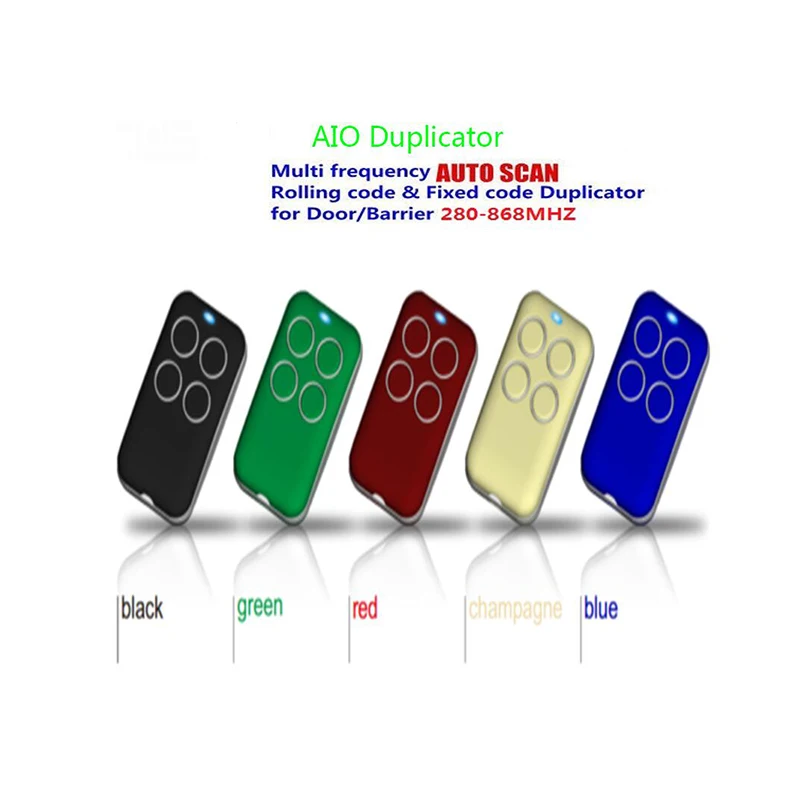 For Multi Frequency 280-868MHz AIO Duplicator MHOUSE TX3 CAME EE DITEC GOL4 garage door remote control
For Multi Frequency 280-868MHz AIO Duplicator MHOUSE TX3 CAME EE DITEC GOL4 garage door remote control