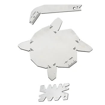 3 Pcs Angle Gauge Tool Useful 1 Pc Seam Gauge Sharpener Practical Durable Metalworking Inspection & Measurement
3 Pcs Angle Gauge Tool Useful 1 Pc Seam Gauge Sharpener Practical Durable Metalworking Inspection & Measurement