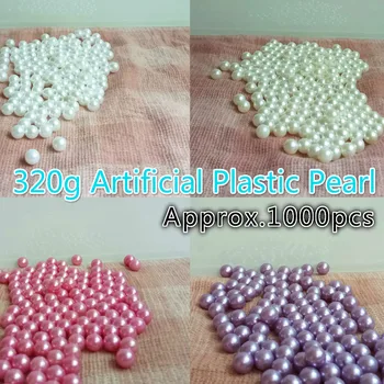 1000pcs(320g) Artificial Plastic Pearls for Makeup Holder Organizer 8mm Globular Pearls for Cosmetic Brush Organizer
1000pcs(320g) Artificial Plastic Pearls for Makeup Holder Organizer 8mm Globular Pearls for Cosmetic Brush Organizer