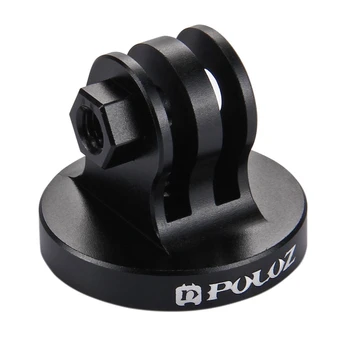 

PULUZ For Go Pro Accessories Camcorder Tripod Mount Adapter for GoPro HERO5 4 Session 4 3+3 2 1, Xiaomi Yi, SJ4000, SJ5000,(Blac