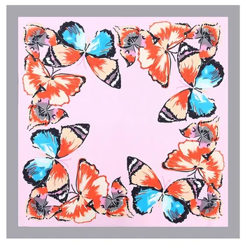 2020 60x60 butterfly Multipurpose women Silk twill scarf Satin square tie Hairband ladies foulard femme towel bufanda shawl 
2020 60x60 butterfly Multipurpose women Silk twill scarf Satin square tie Hairband ladies foulard femme towel bufanda shawl