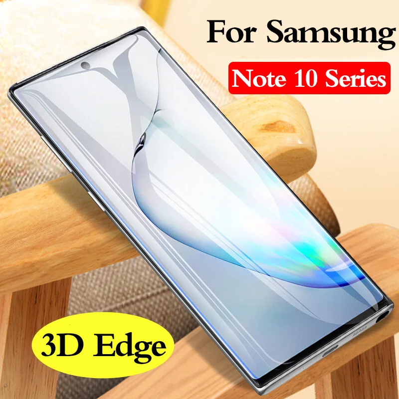 3D tempered Glass for samsung galaxy note 10 plus pro 10plus 10pro note10 case screen Protector protective glas film on gelaksi |