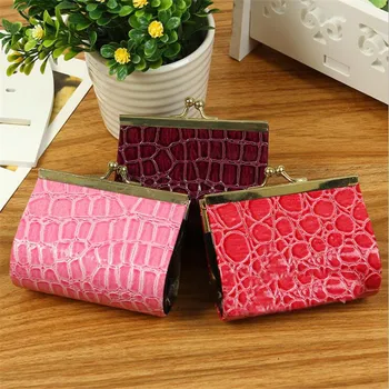 New Trend Ladies Mini Short Metal Hasp Wallets Crocodile Print Coin Purse Clutch Holder PVC Solid Elegant Luxury Atmosphere
New Trend Ladies Mini Short Metal Hasp Wallets Crocodile Print Coin Purse Clutch Holder PVC Solid Elegant Luxury Atmosphere