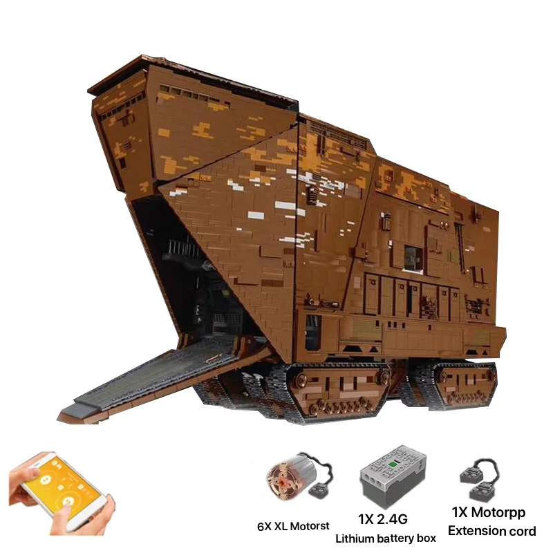 MOC 13289 Star Plan Wars The Cavegod UCS Sandcrawler Eclipse Destroyer Model Building Blocks Bricks Fit Starwars 05038 Kids Toys
MOC 13289 Star Plan Wars The Cavegod UCS Sandcrawler Eclipse Destroyer Model Building Blocks Bricks Fit Starwars 05038 Kids Toys