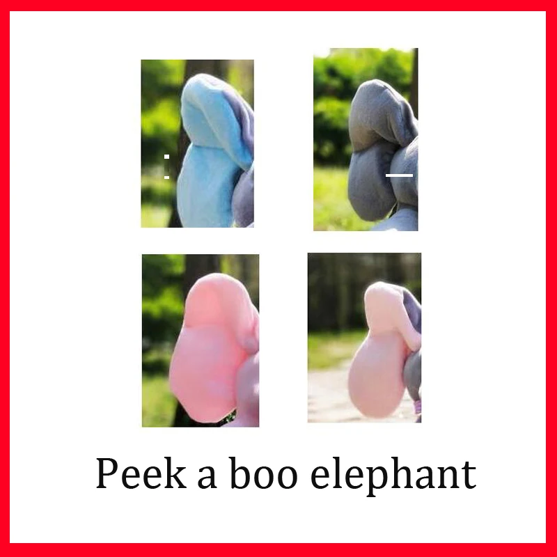 Drop Shipping 30cm Peek a Elephant Stuffed Plush Doll Electric Toy Talking Singing Musical Toy Elephant Play toys for Kids
Drop Shipping 30cm Peek a Elephant Stuffed Plush Doll Electric Toy Talking Singing Musical Toy Elephant Play toys for Kids