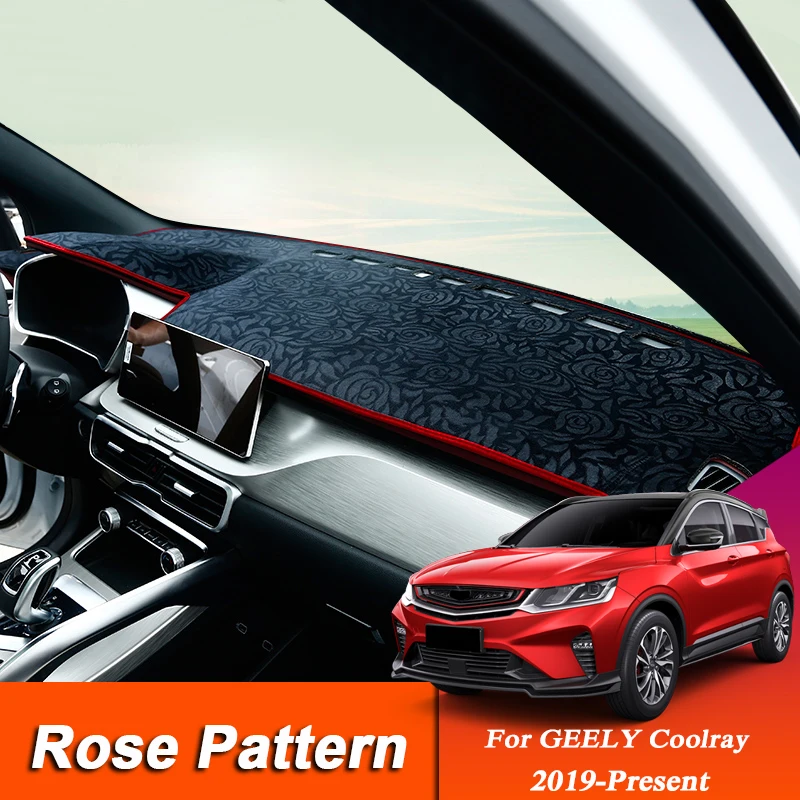 Car Styling For Geely Coolray 2019-Present LHD&RHD Rose Pattern Dashboard Mat Protective Interior Anti-Pad Shade Cushion
Car Styling For Geely Coolray 2019-Present LHD&RHD Rose Pattern Dashboard Mat Protective Interior Anti-Pad Shade Cushion