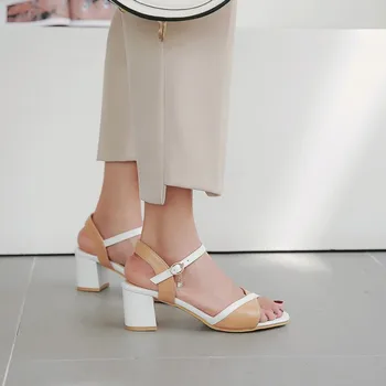 Oversized high heels sandals women shoes woman summer ladies Squarehead open-toed cingulate Thick with sandals
Oversized high heels sandals women shoes woman summer ladies Squarehead open-toed cingulate Thick with sandals