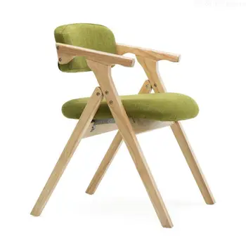 Modern Minimalist Dining Chair Nordic Wooden Dining Chair Fabric Folding Chair Armrest Backrest Computer Chair
Modern Minimalist Dining Chair Nordic Wooden Dining Chair Fabric Folding Chair Armrest Backrest Computer Chair