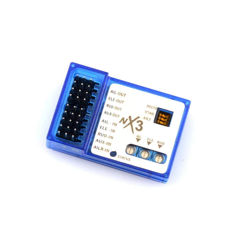 DS NX3 3D Flight Controller Stabilizer Autobalance For RC Airplane Aircraft Fixed Wing V-tail
DS NX3 3D Flight Controller Stabilizer Autobalance For RC Airplane Aircraft Fixed Wing V-tail
