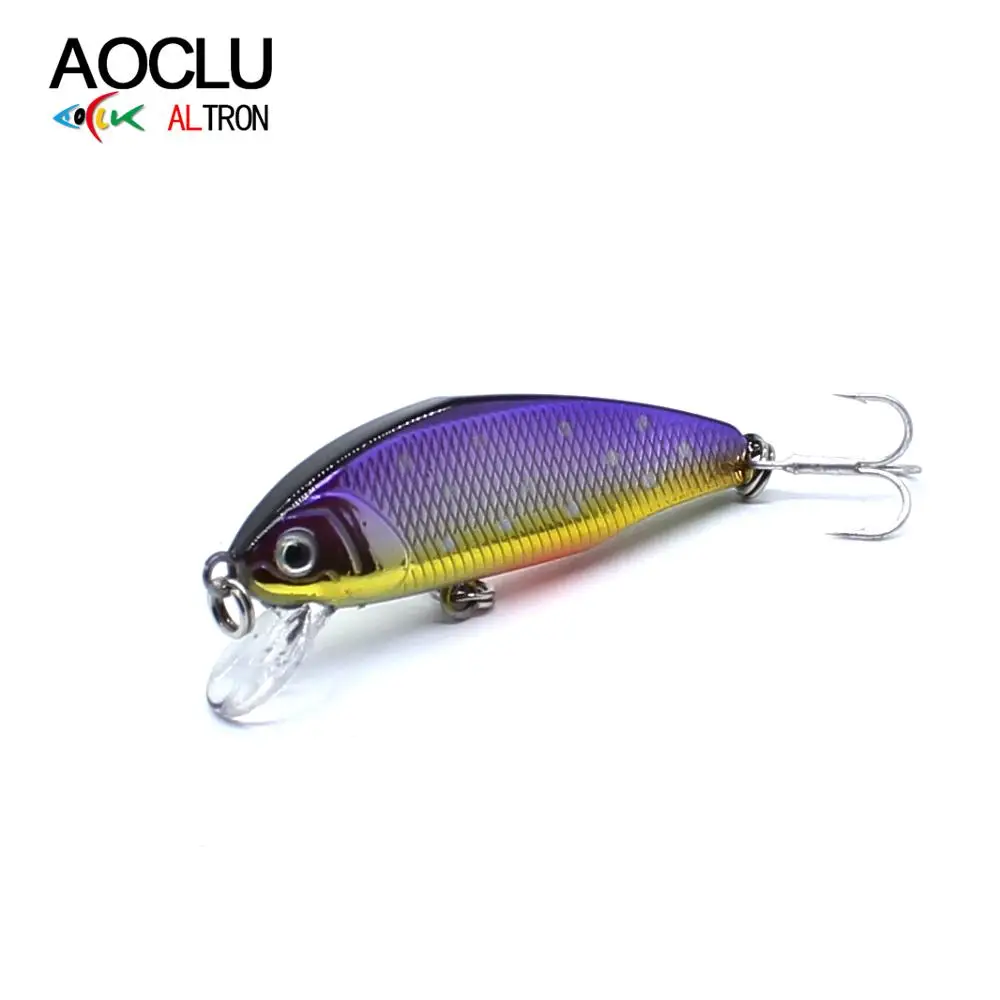 AOCLU wobblers Super Quality 5 Colors 44mm 3.9g Hard Bait Minnow Shad Crankbait Fishing lure Bass Fresh Salt water tackle
AOCLU wobblers Super Quality 5 Colors 44mm 3.9g Hard Bait Minnow Shad Crankbait Fishing lure Bass Fresh Salt water tackle