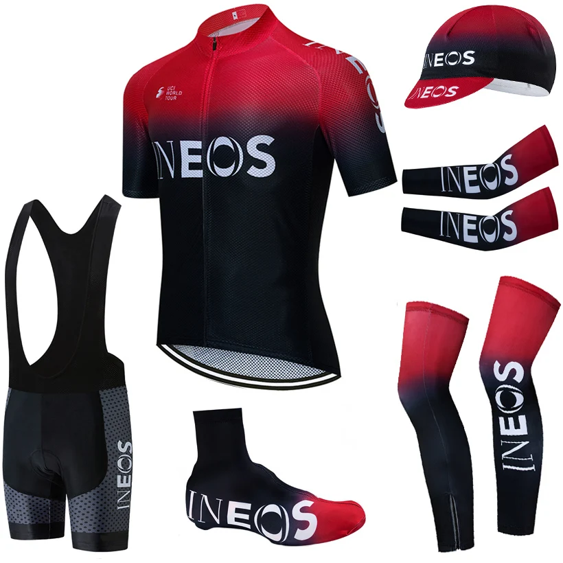 6 шт. команда 2020 INEOS Велоспорт Джерси 20D велосипедные шорты комплект Ropa Ciclismo летняя